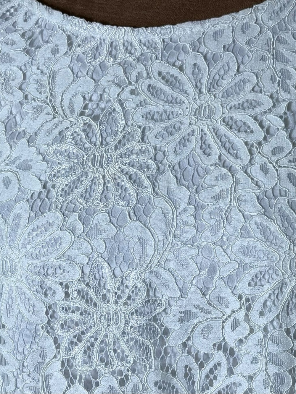 Nanette Lepore White Lace Bell Sleeve Blouse Romantic Boho Crochet Top S - Picture 10 of 10